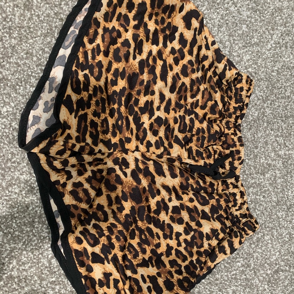 Leopard shorts